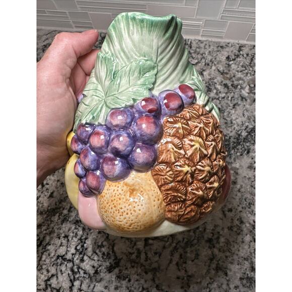 Calypso Fruit by Fitz & Floyd Rare 1988 - 1.5 Quart Pitcher - Picture 8 of 10